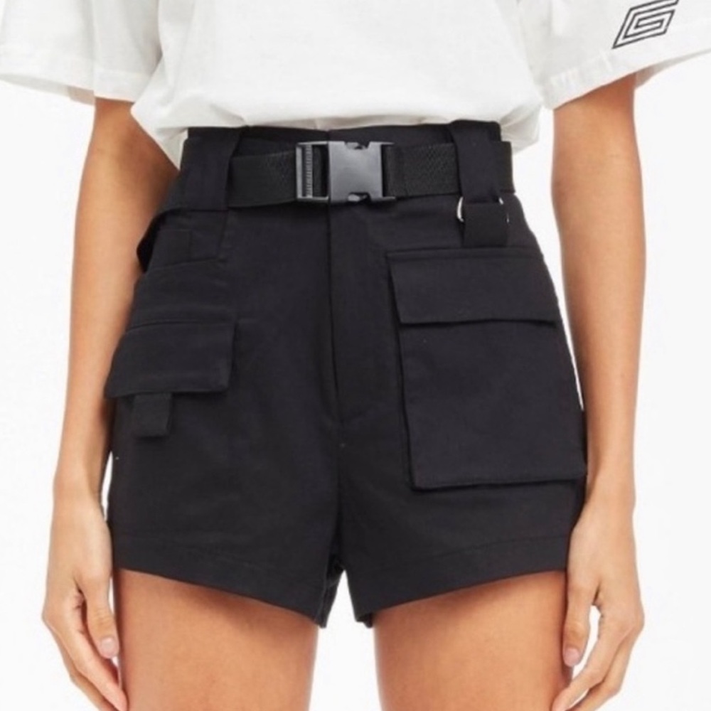 I.AM.GIA Harper Utility Cargo Shorts in Black